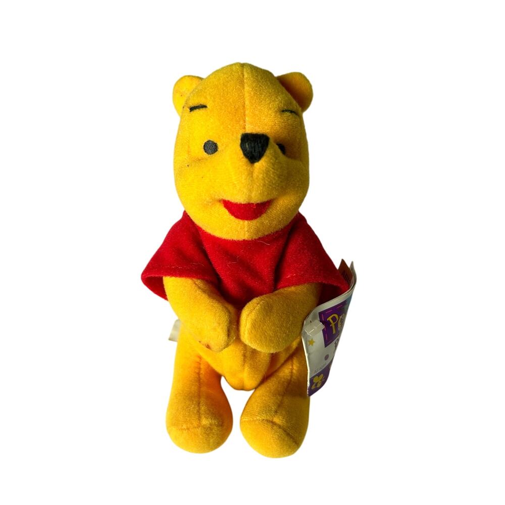 Winnie the Pooh Mattel Vintage NWT 5" Plush Holding Hands 1997